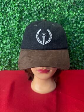 NWT Kerrits Winter Logo Hat 30506 Black Carob Equestrian Riding One Size